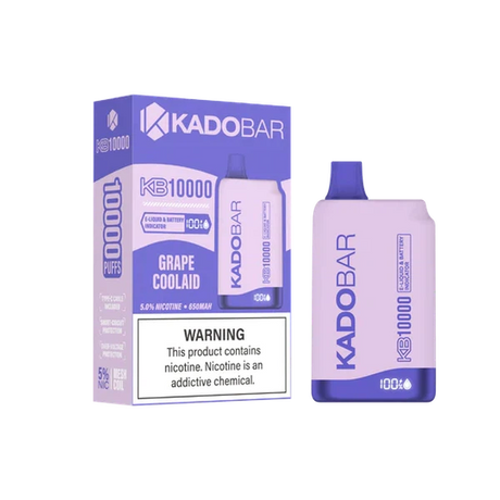 Kado Bar KB10000 Grape Coolaid Flavor - Disposable Vape
