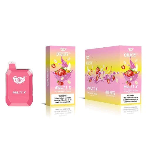 Loy Multi X Strawberry Banana Flavor - Disposable Vape