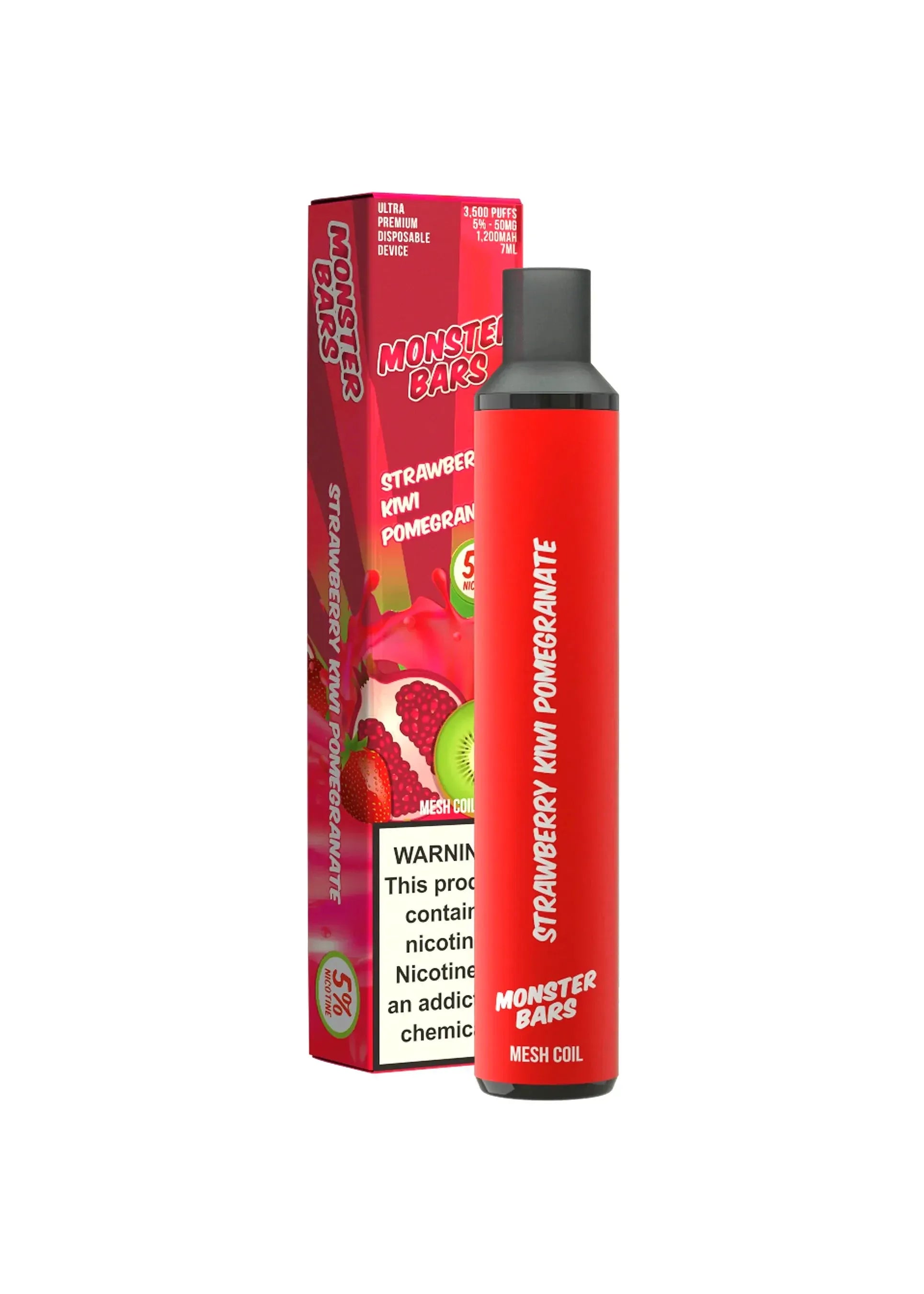 Monster Bar Disposable Vape 3500 Puffs - 3 Pack