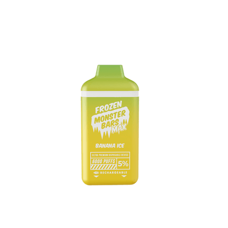 Monster Bar Max Frozen Banana Ice Flavor - Disposable Vape