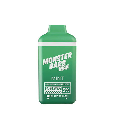 Monster Bar Max Mint Flavor - Disposable Vape