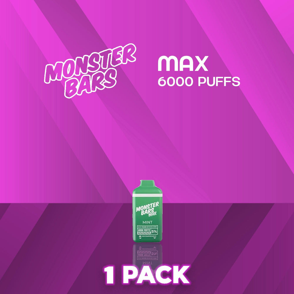 Monster Bar Max 6000 Puff Disposable Vape Device 1 Pack Smokers World