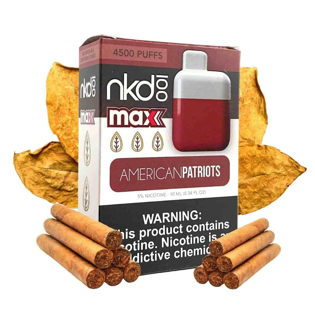 Naked 100 Max American Patriots Flavor - Disposable Vape
