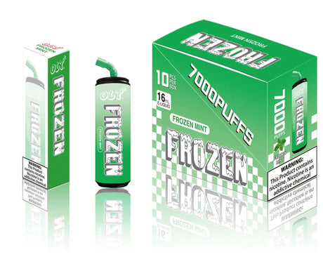 Oly Frozen 7000 Frozen Mint Flavor - Disposable Vape