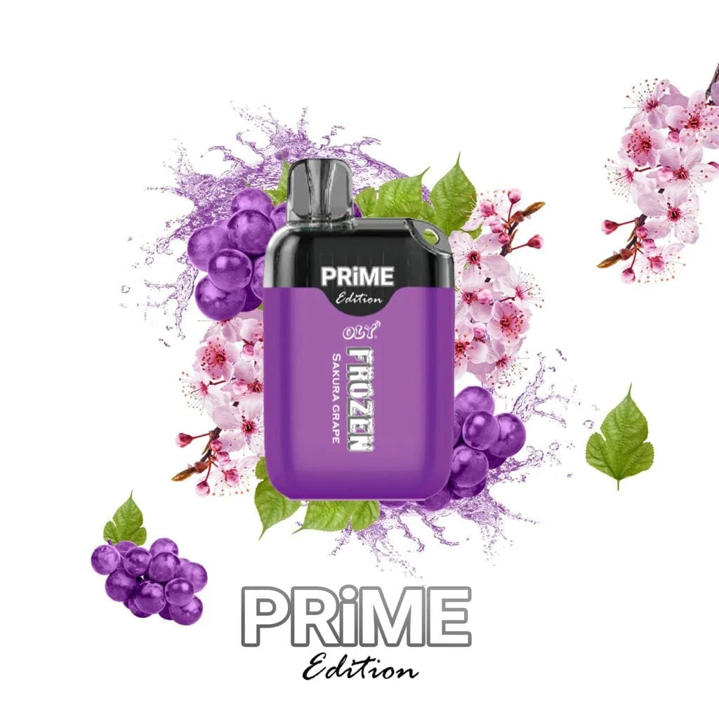Oly Frozen Prime Sakura Grape Flavor - Disposable Vape