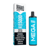 Rare Mega Tropical Blue Razz Flavor - Disposable Vape