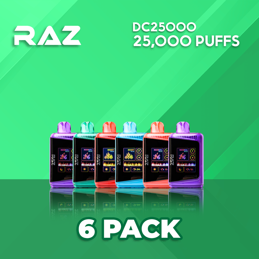 Raz DC25000 6 Pack Smokers World