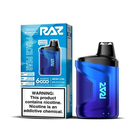 Raz CA6000 Blue Raz Flavor - Disposable Vape