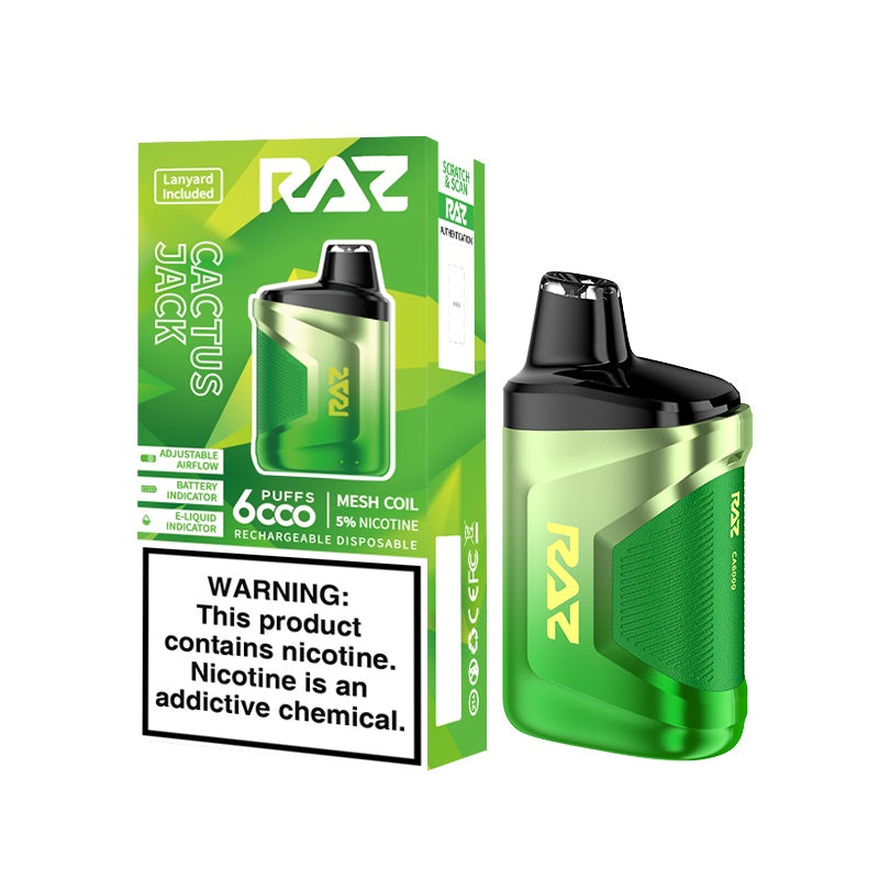 Raz CA6000 Cactus Jack Flavor - Disposable Vape