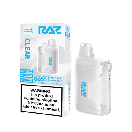 Raz CA6000 Clear Flavor - Disposable Vape