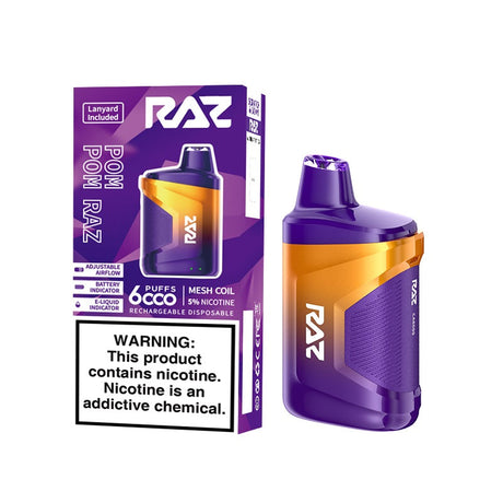 Raz CA6000 Pom Pom Raz Flavor - Disposable Vape