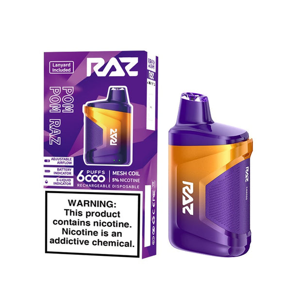 Raz CA6000 Flavors – Smokers World