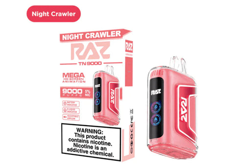 Raz TN9000 Night Crawler Flavor - Disposable Vape