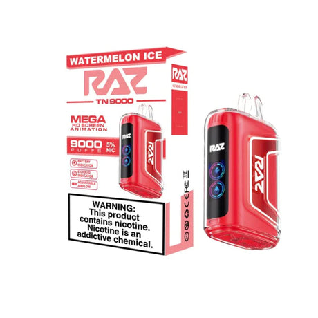 Raz TN9000 Watermelon Ice Flavor - Disposable Vape