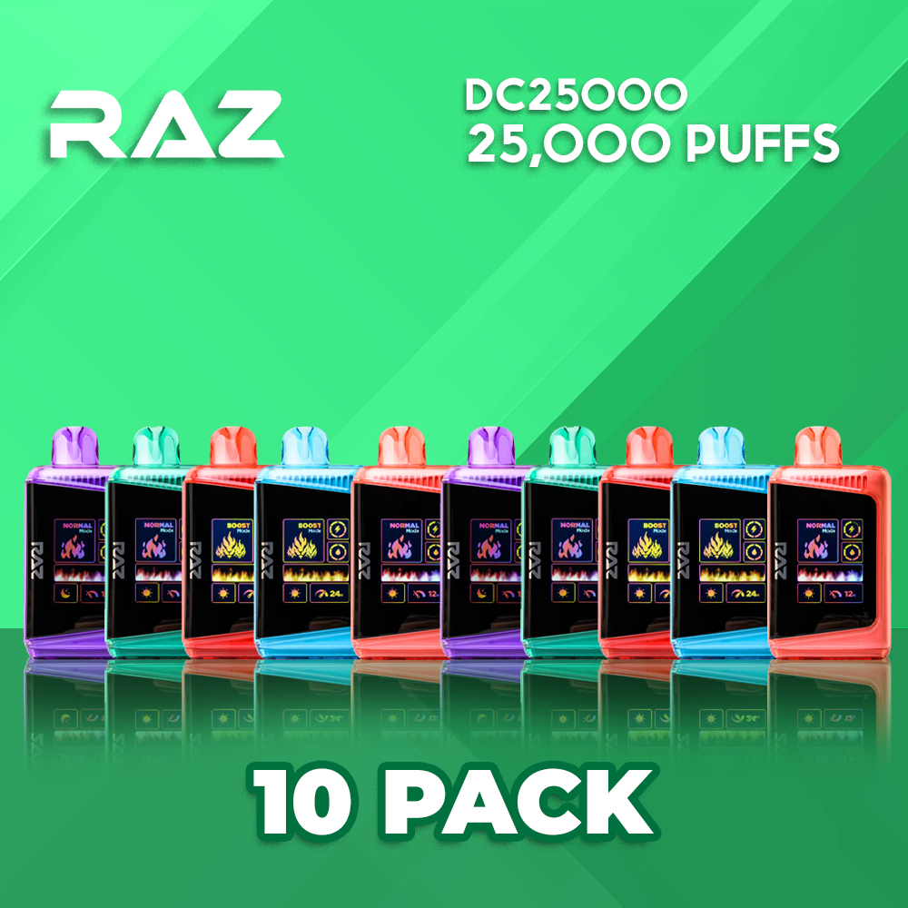 Raz DC25000 10 Pack Smokers World