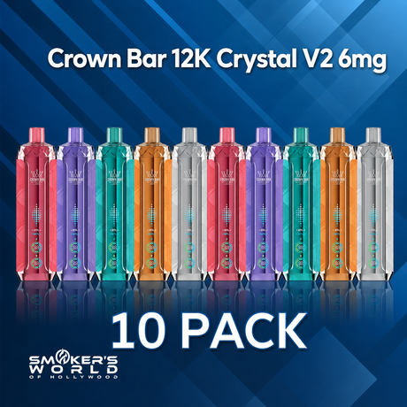 Crown Bar 12K Crystal V2 6mg - 10 Pack