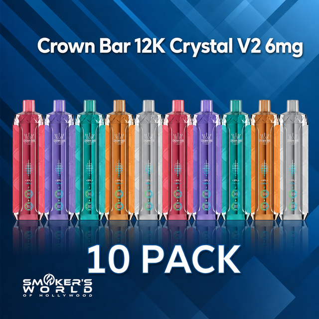 Crown Bar 12K Crystal V2 6mg - 10 Pack