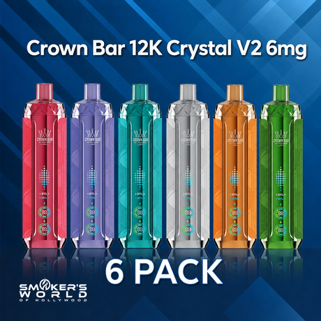Crown Bar 12K Crystal V2 6mg - 6 Pack