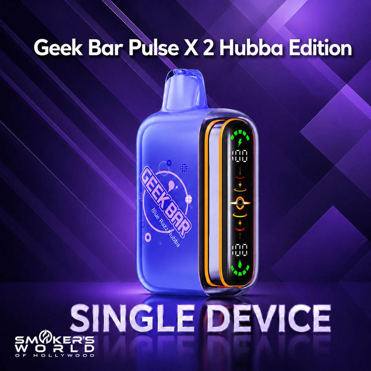 Smoker's World Geek Bar Pulse X 2 Hubba Edition - 1 Pack