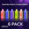 Smoker's World Geek Bar Pulse X 2 Hubba Edition - 6 Pack