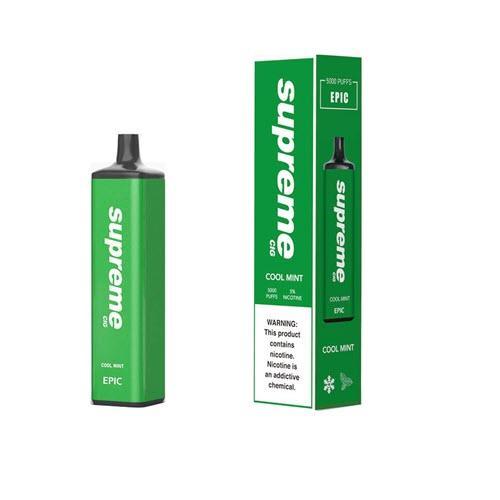 Supreme Epic Cool Mint Flavor - Disposable Vape