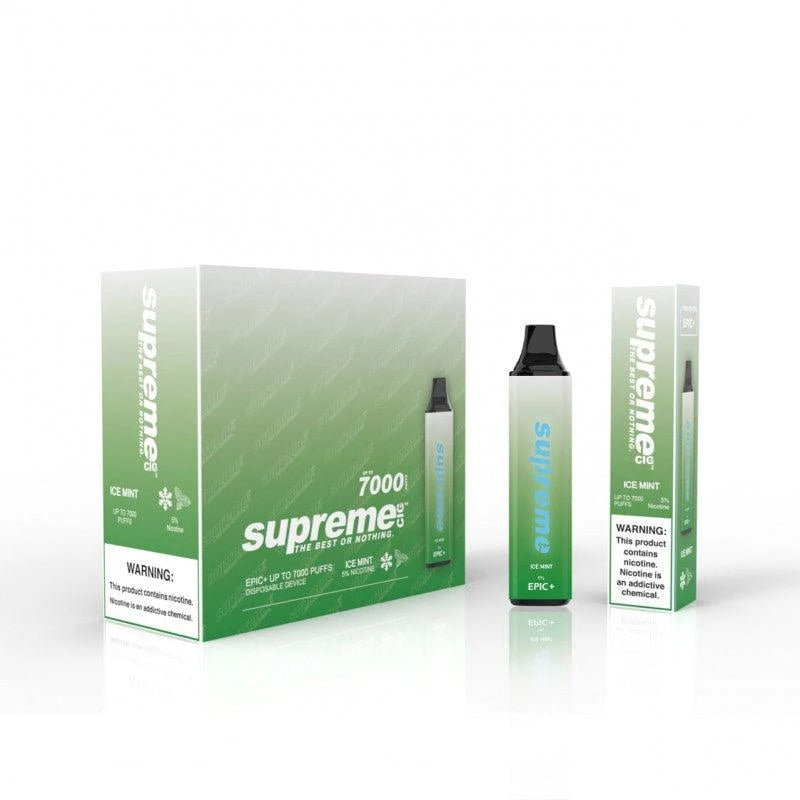 Supreme Epic Plus Ice Mint Flavor - Disposable Vape