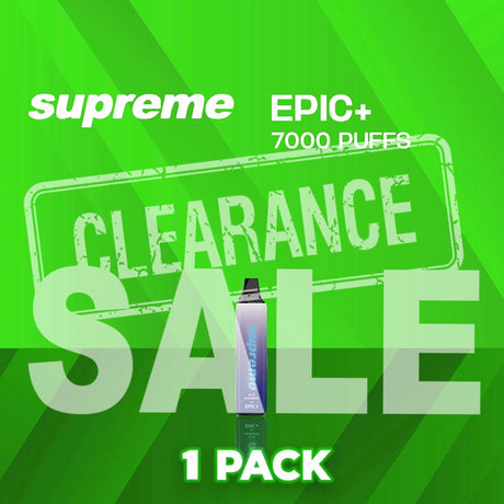 Supreme Epic Plus Flavor - Disposable Vape