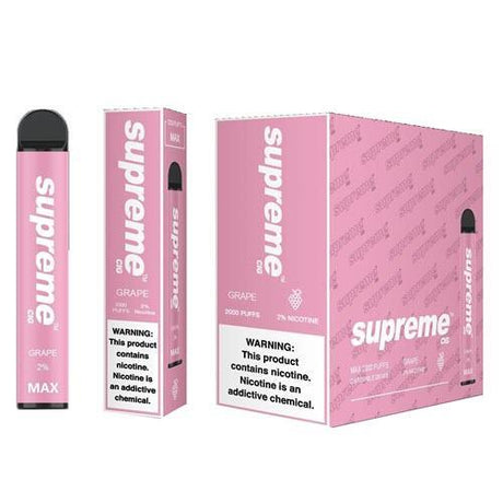 Supreme Max Grape Flavor - Disposable Vape