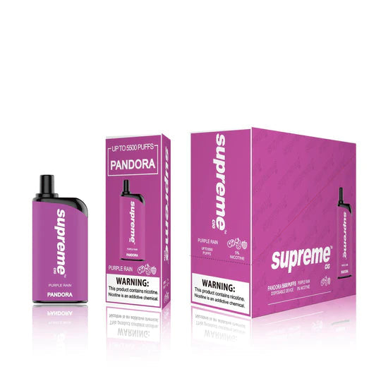 Supreme Pandora Purple Rain Flavor - Disposable Vape