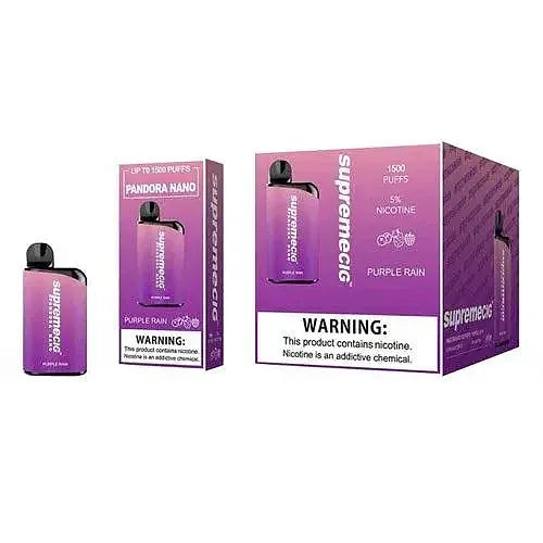 Supreme Pandora Nano Purple Rain Flavor - Disposable Vape