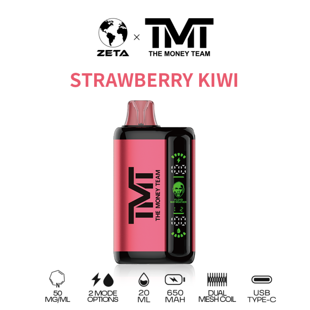 TMT Vape by Floyd Mayweather Strawberry Kiwi Flavor - Disposable Vape