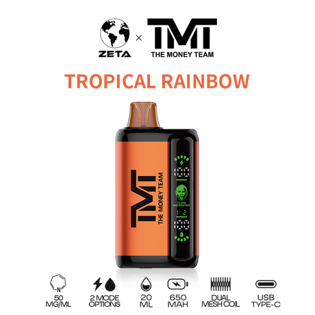 TMT Vape by Floyd Mayweather Tropical Rainbow Flavor - Disposable Vape