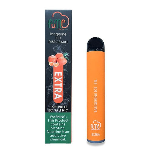 Fume Extra 1500 Puffs Tangerine Ice Smokers World WOH