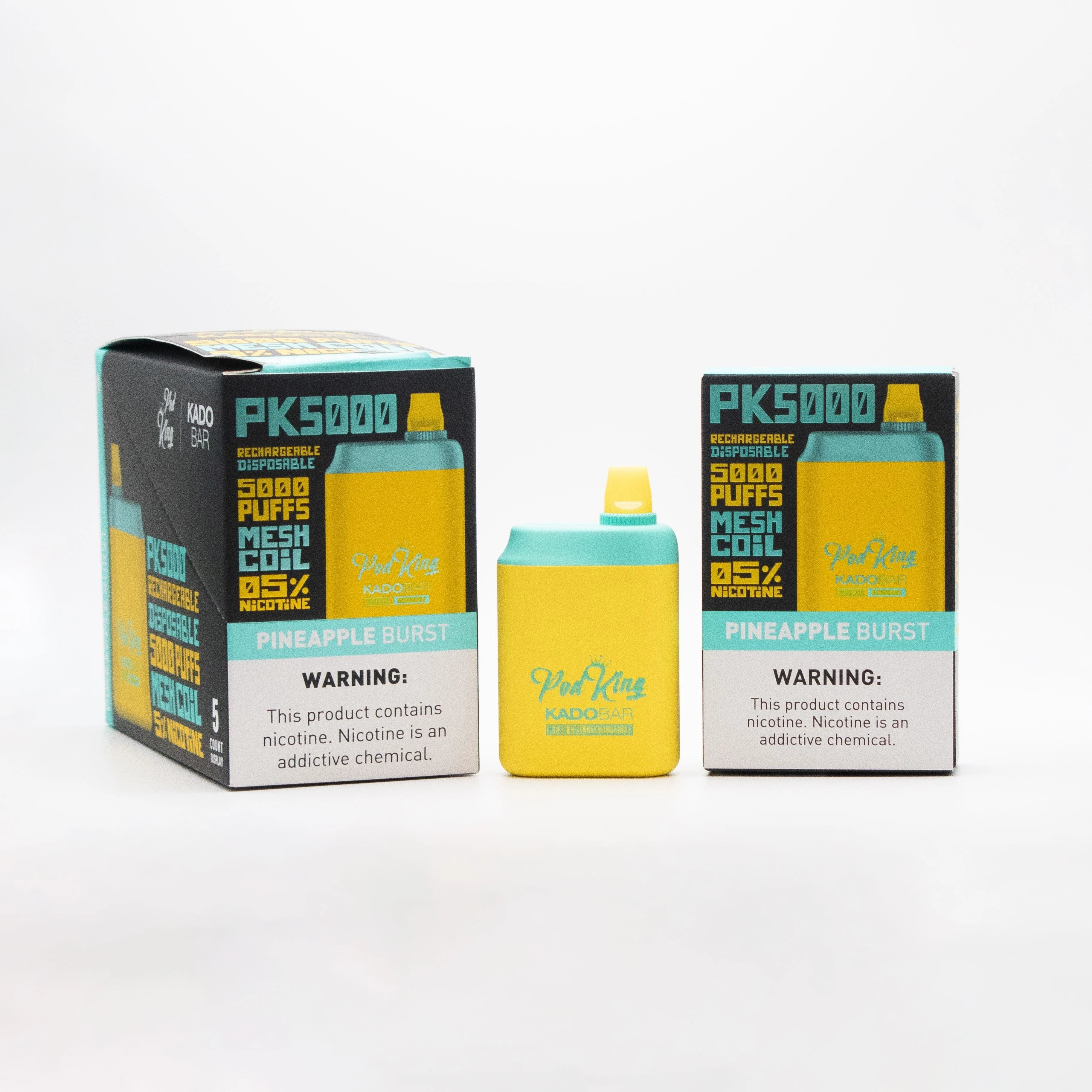 Pod King x Kado Bar PK5000 Disposable Vape - 3 Pack