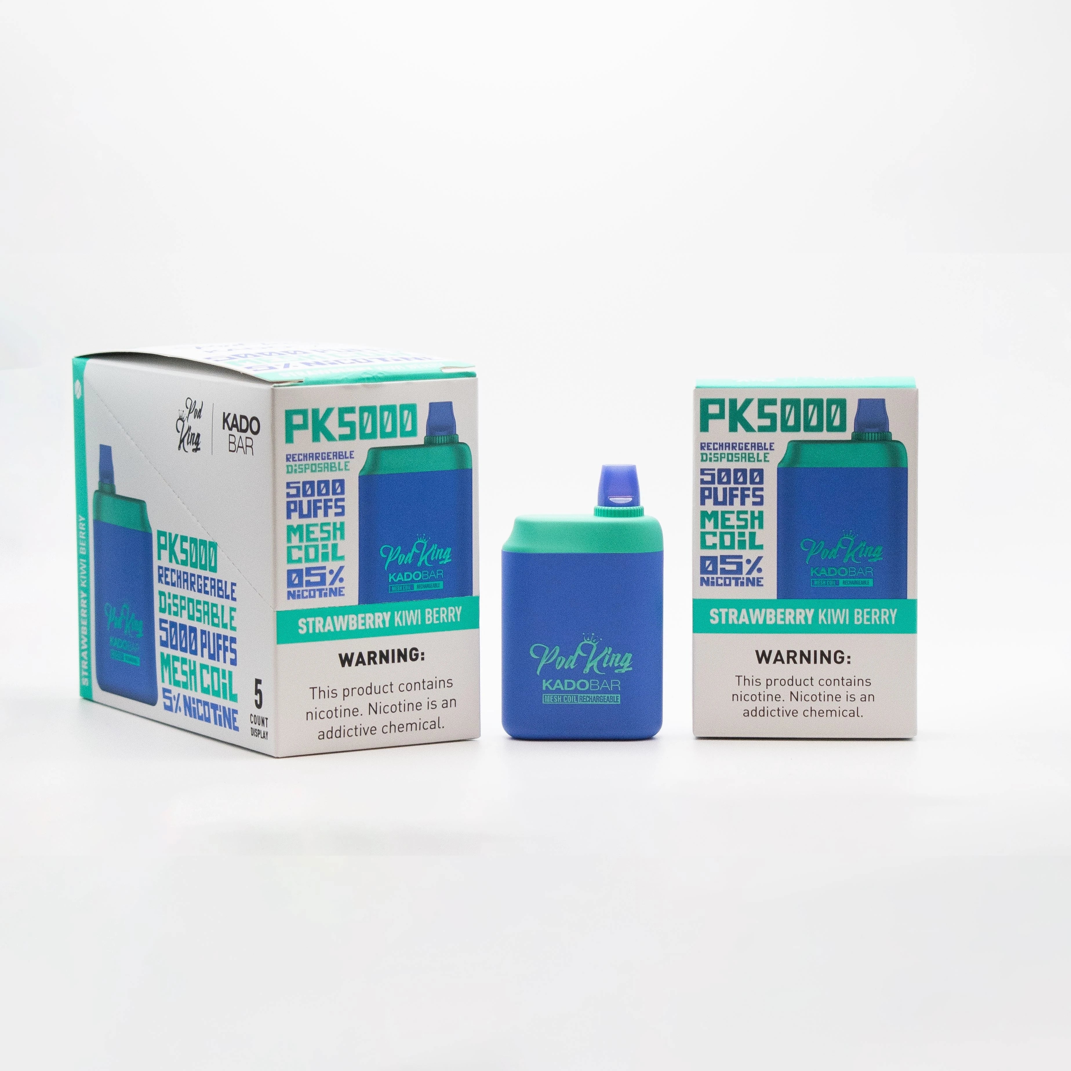 Pod King x Kado Bar PK5000 Disposable Vape - 3 Pack