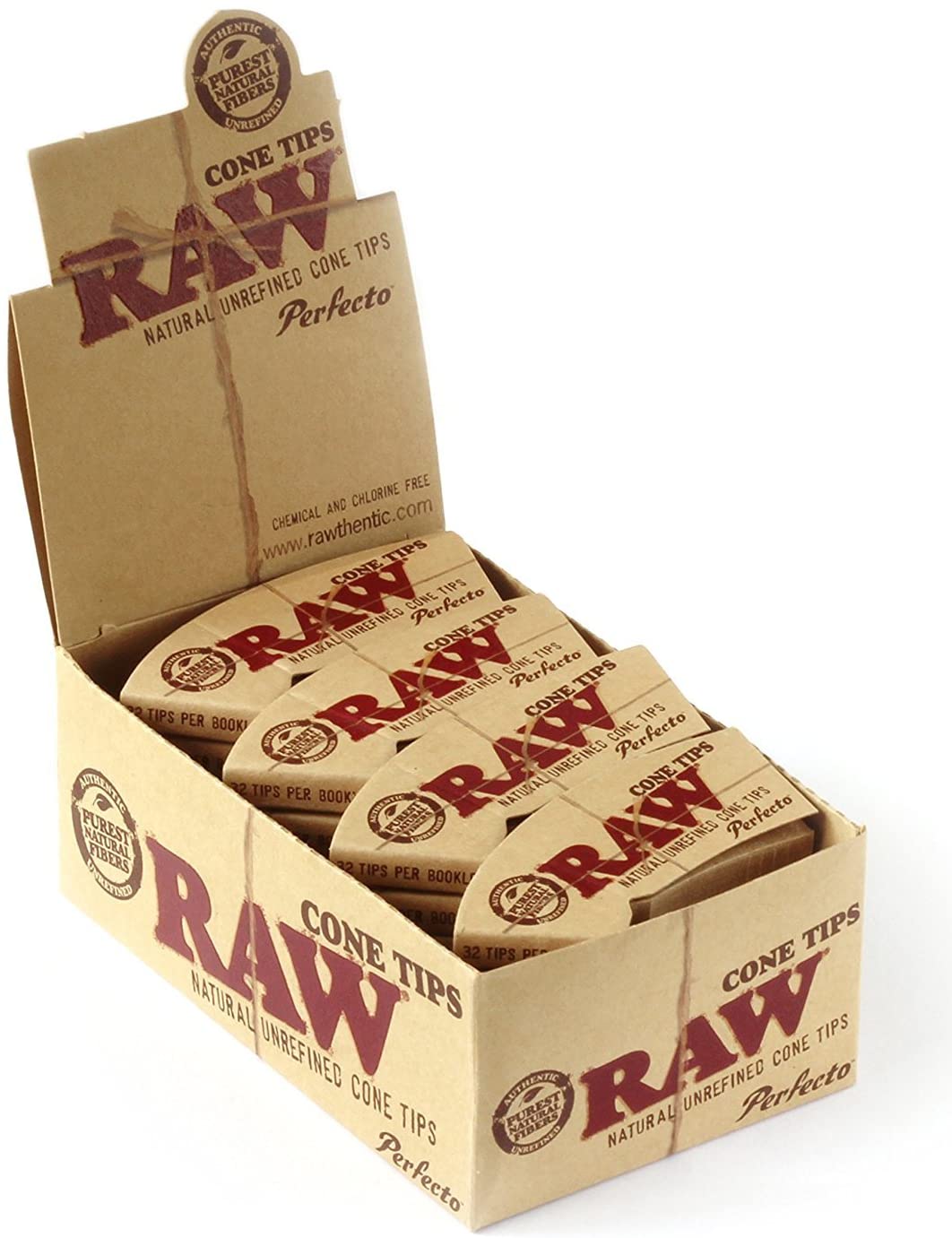 Raw Perfecto Cone Tips - Pack of 24