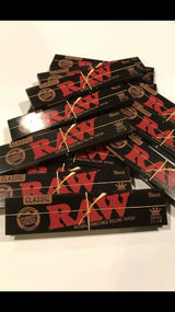 Raw Black King Size Rolling Paper - Full Box of 50 Packs