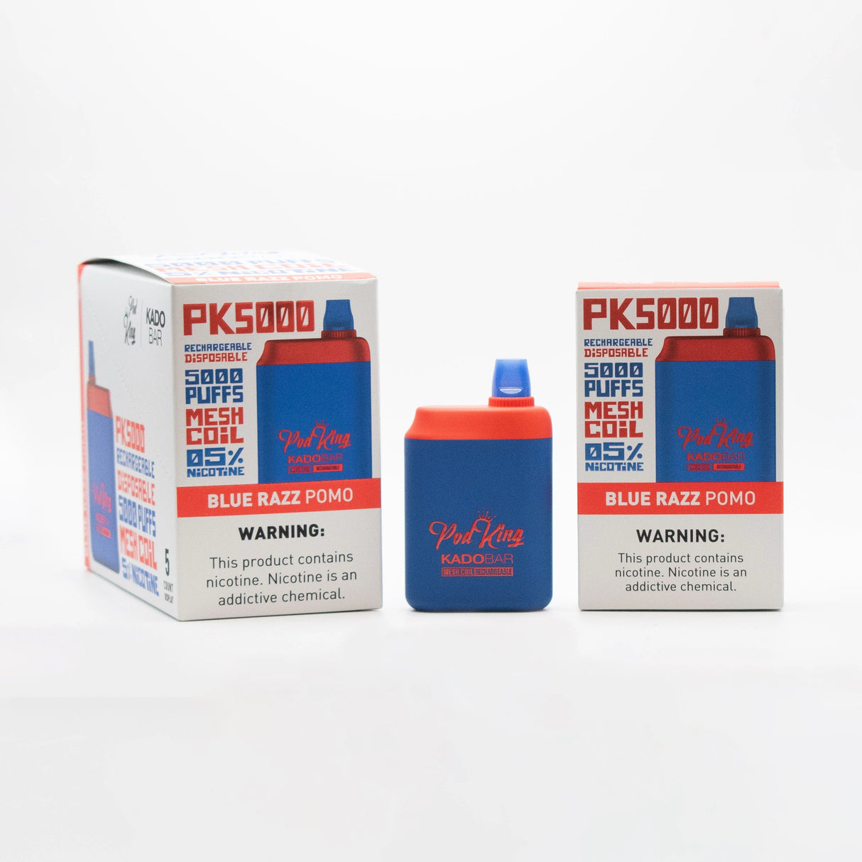 Pod King x Kado Bar PK5000 Disposable Vape - 10 Pack-