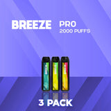 3 Pack of Breeze Pro Disposable Vape