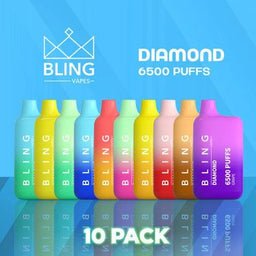 Bling Diamond 6500 Puffs Disposable Vape - 3 Pack