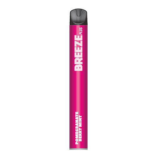 6 Pack Breeze Plus Disposable Vape Device 800 Puffs - Pom Berry Mint