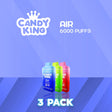 Candy King Air Disposable Vape 6000 Puffs - 3 Pack