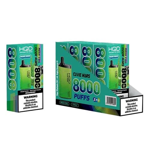 HQD Cuvie Mars Disposable Vape - 6 Pack