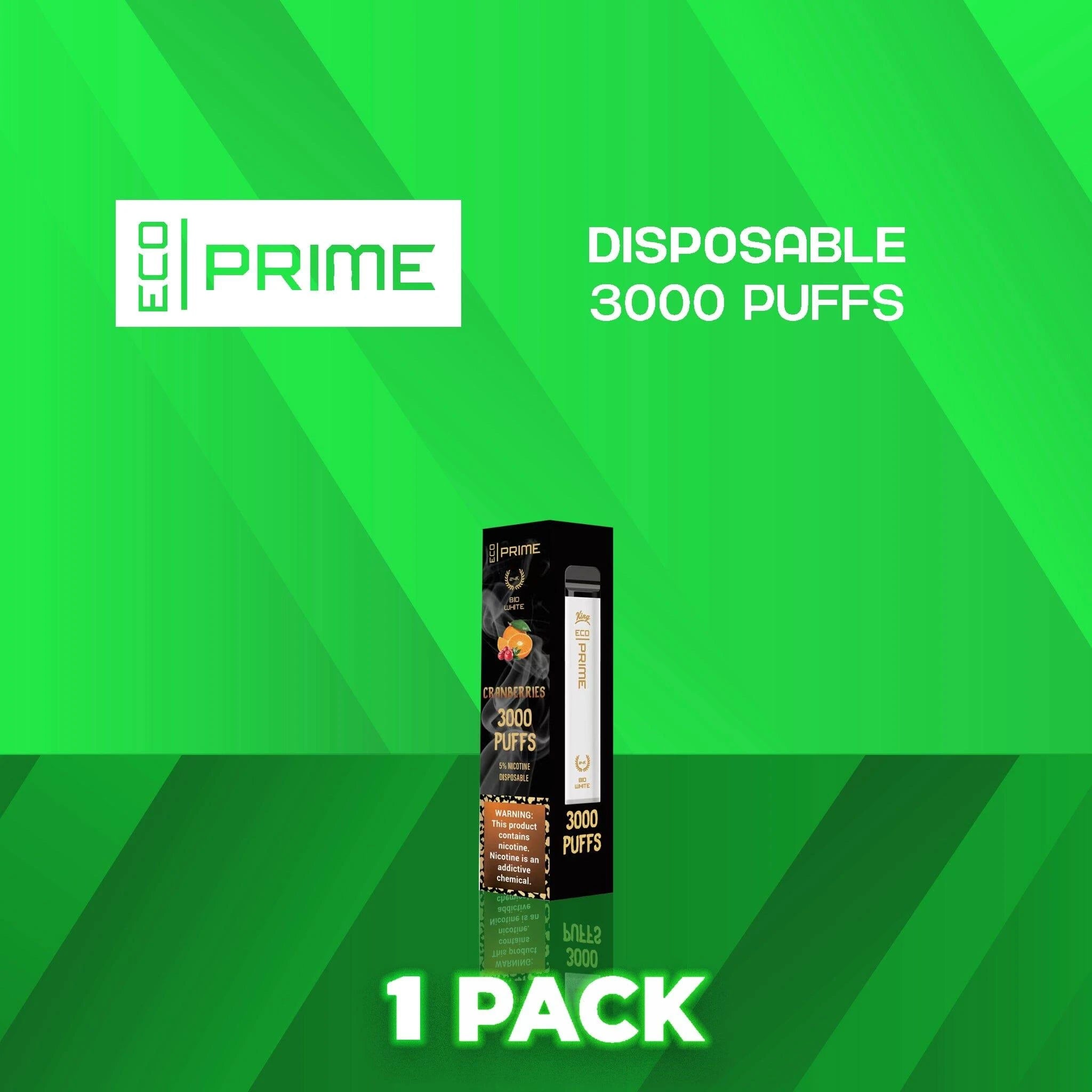 Eco Prime 3000 Puffs Disposable Vape - 1 Pack