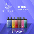 EB BC5000 Ultra Disposable Vape - 6 Pack-