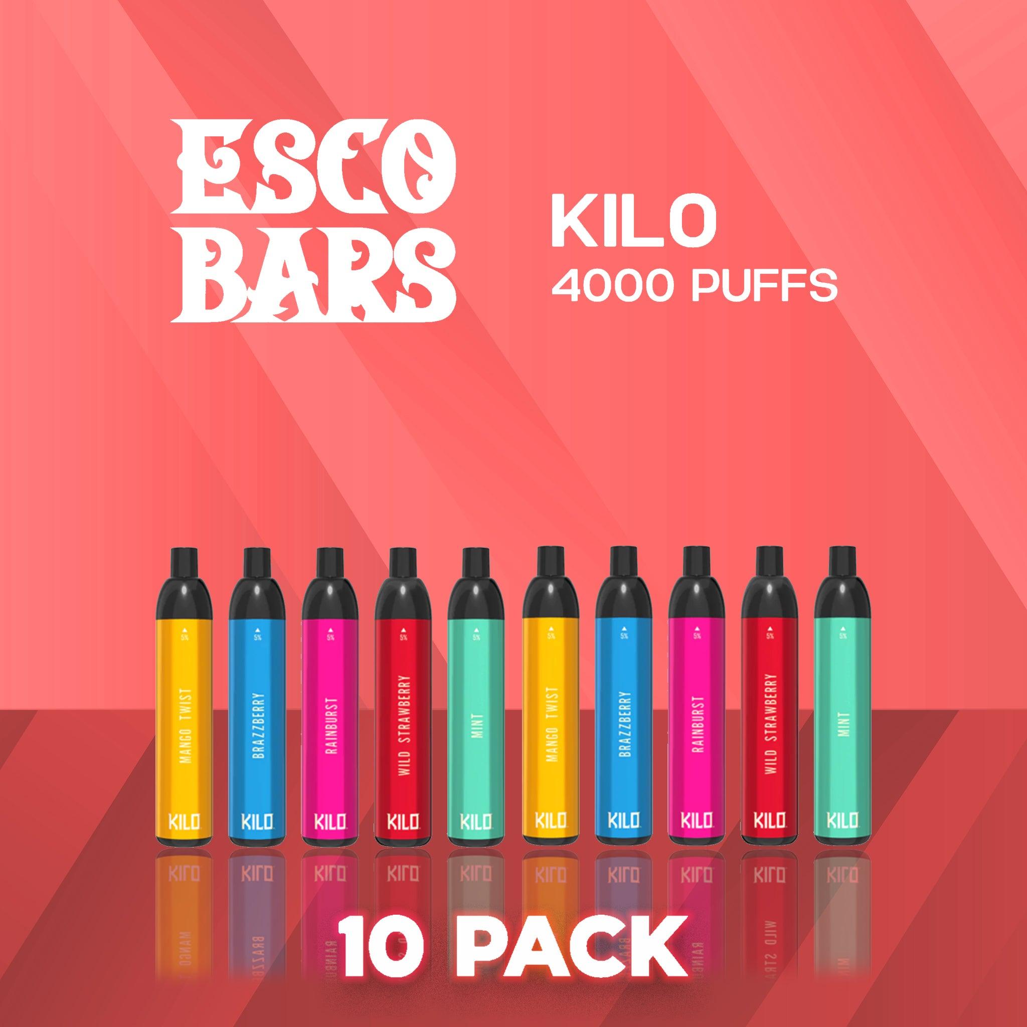 Esco Bars Kilo 4000 Puff Disposable Device - 10 Pack