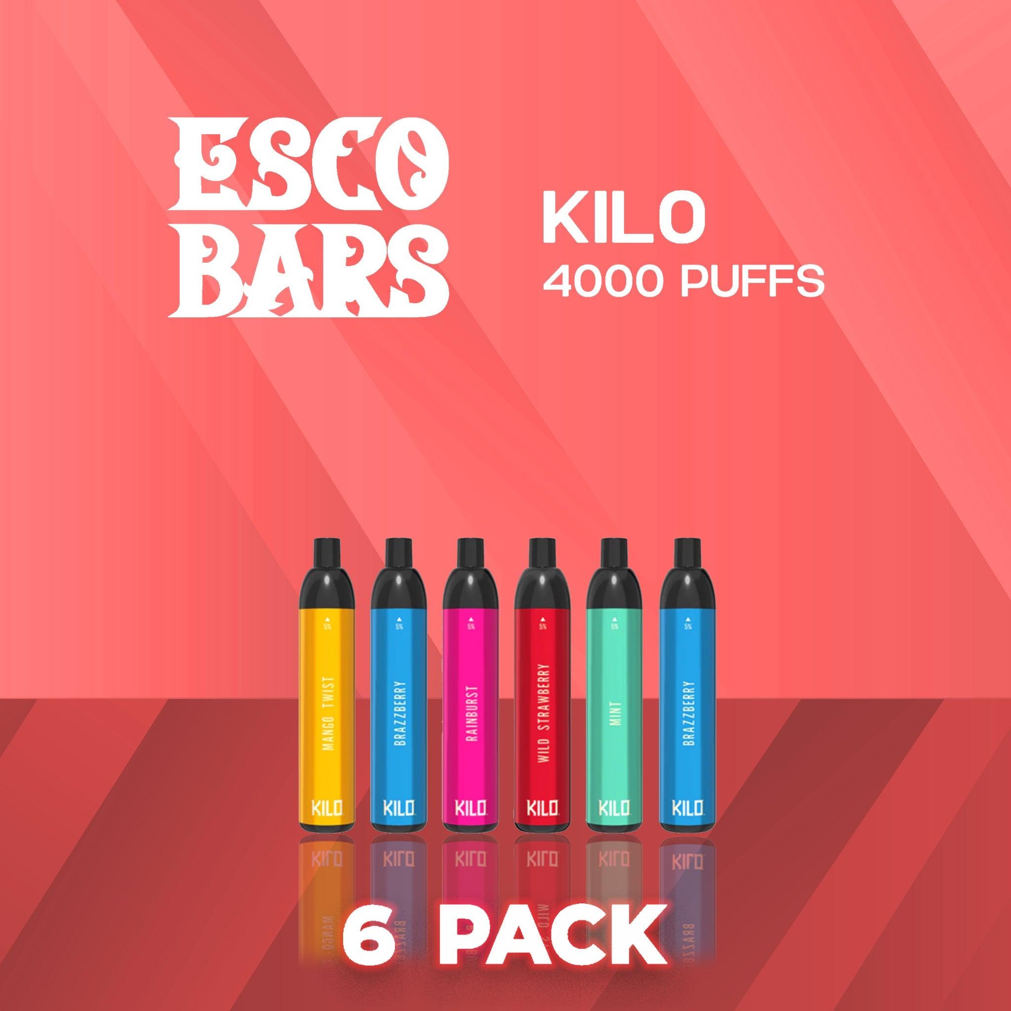Esco Bars Kilo 4000 Puff Disposable Device - 6 Pack