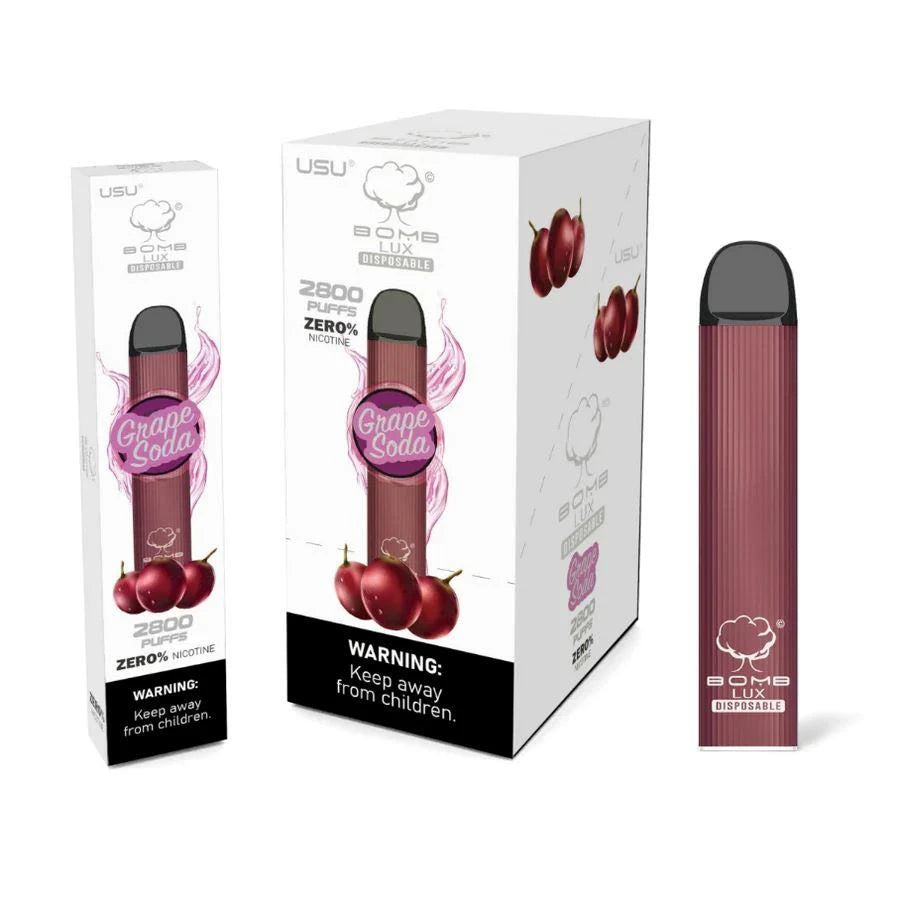 Bomb Lux Zero Disposable Vape 2800 Puffs - 6 Pack