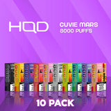 HQD Cuvie Mars Disposable Vape - 10 Pack-