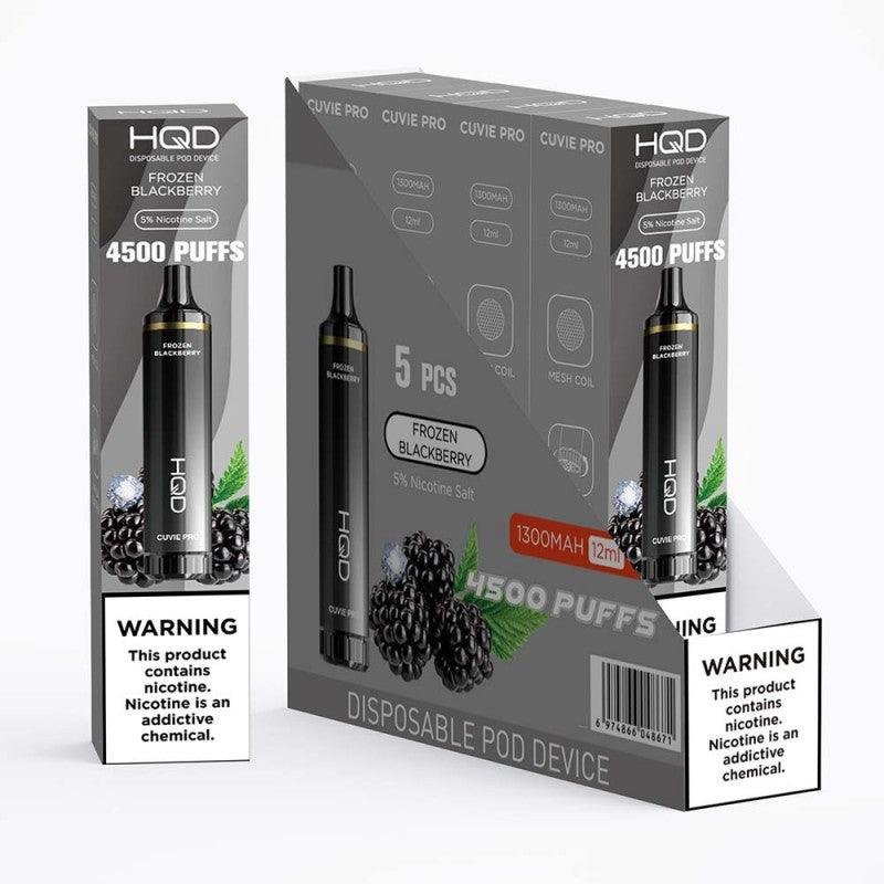 HQD Cuvie Pro 4500 Puff Disposable Vape - 3 Pack